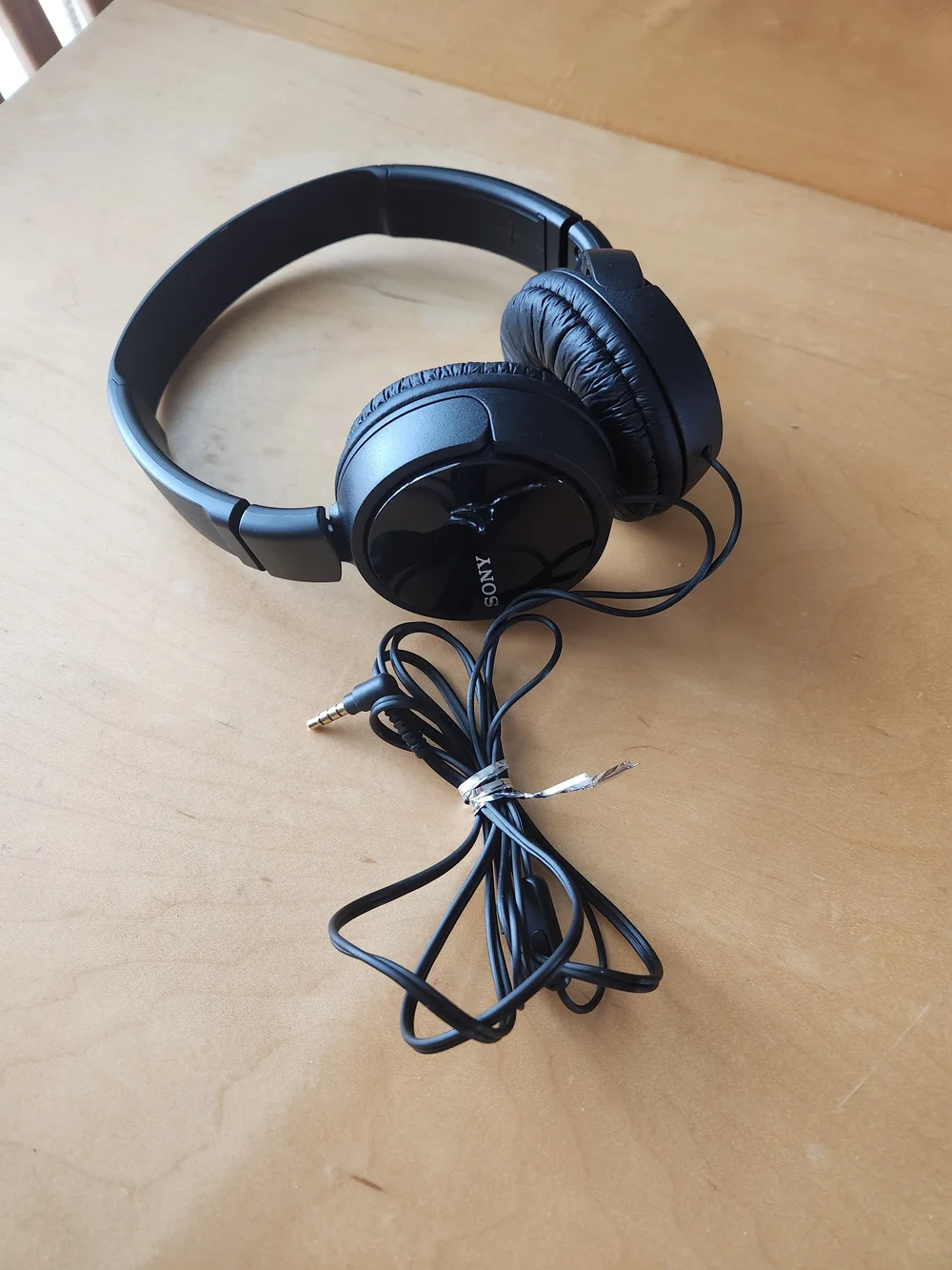 Sony Black Wired Over-Ear Headphones